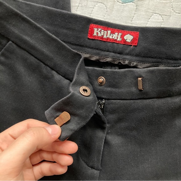 VTG 00s Low Rise Front Pleated Killah Flare Pants ♠️ - Picture 7 of 10